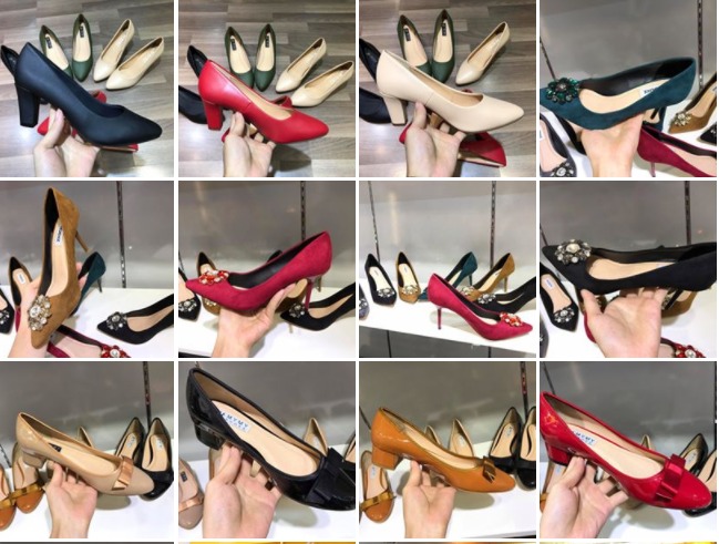 Quy trình sản xuất giày nữ